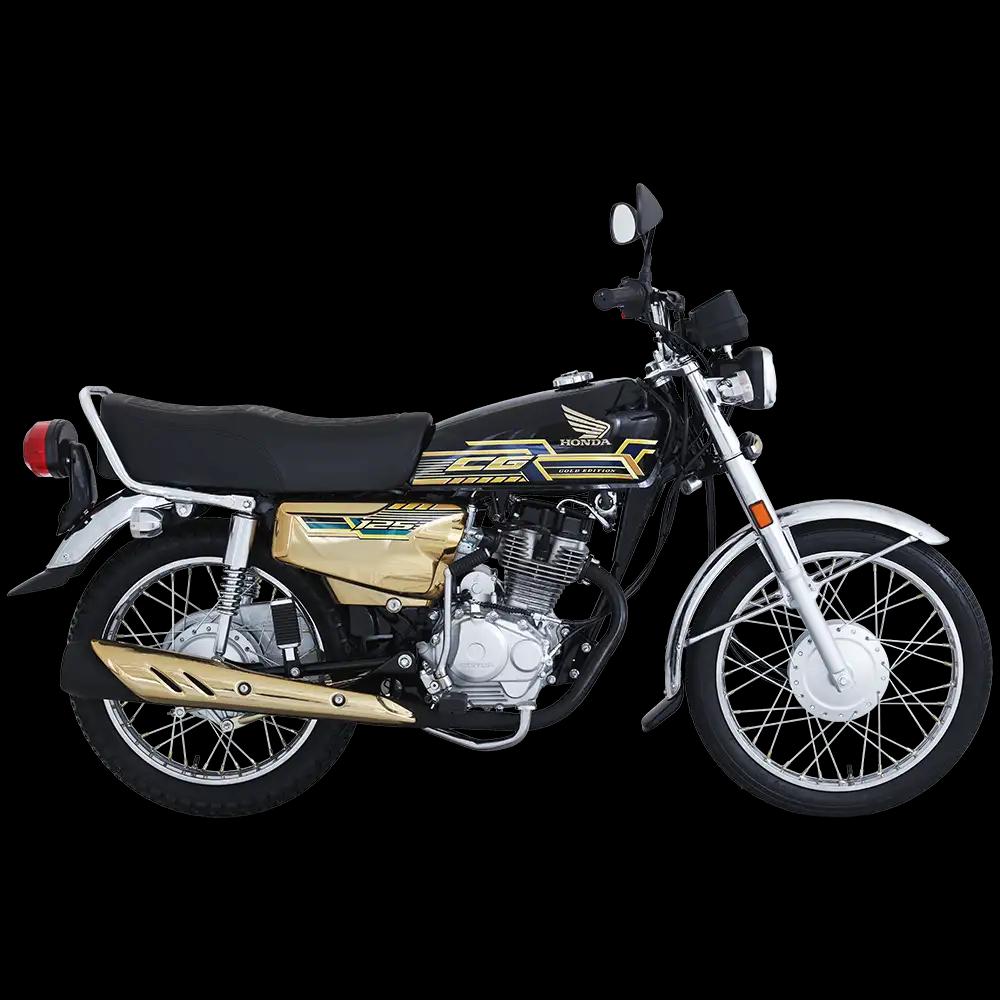 HONDA CG-125S (GOLD) in BLACK